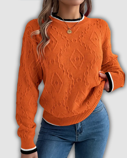 Benedikta - Rundhals Pullover