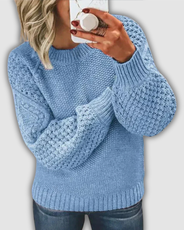 Herta - Kuscheliger Strickpullover