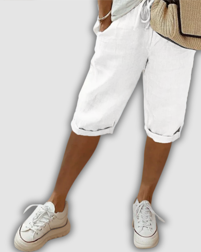 Brunharda - Hose mit Kordelzug und Seitentaschen