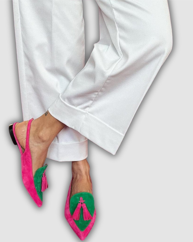 Sibylla - Slingbacks mit Quasten