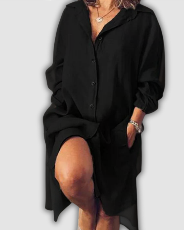 Trudelind - Midi-Kleid aus Baumwolle