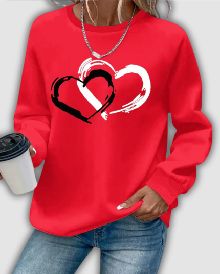 Wibke - Eleganter Herz Pullover