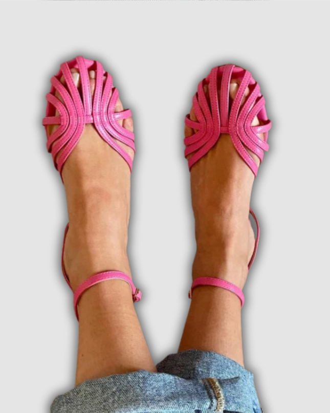 Dorothea - Flecht-Ballerinas mit elegantem Stil