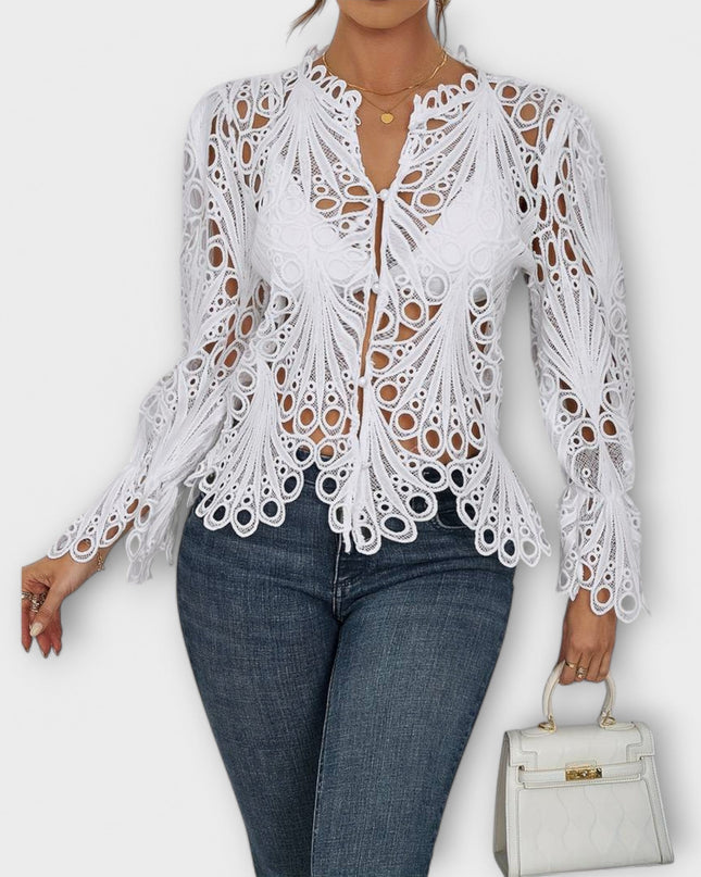 Savannah - Asymmetrische Bluse