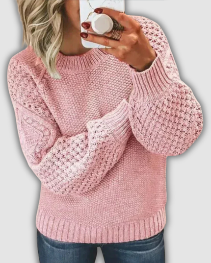 Herta - Kuscheliger Strickpullover