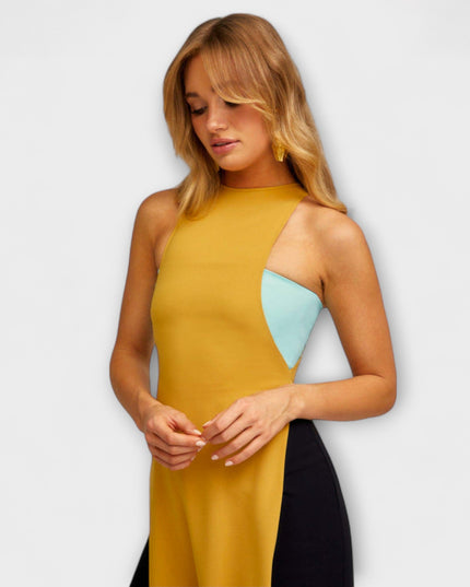 Mandy - Dunkeltürkiser Jumpsuit