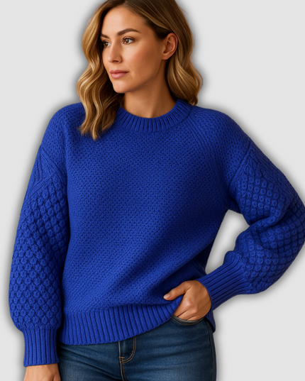 Paloma - Eleganter Damenpullover aus weichem Strickstoff mit zeitloser Passform
