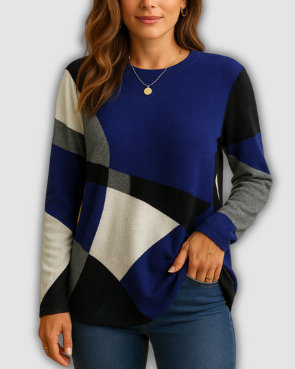 Sylvie - Zeitloser gestrickter Damenpullover