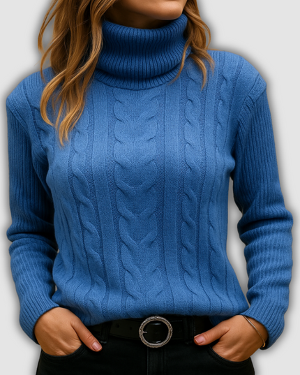Myla - Leichter Damenrollkragenpullover