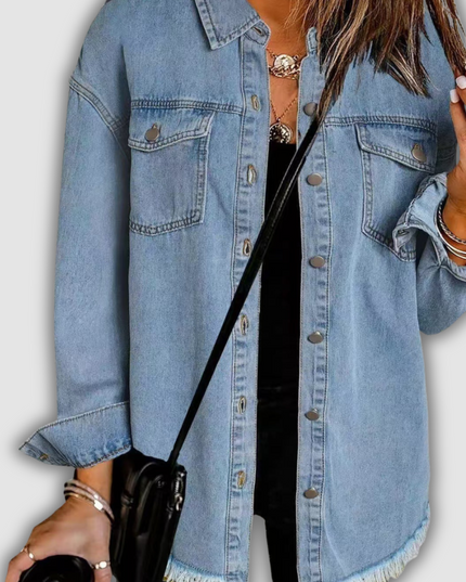Olivia - Zeitlose Jeansjacke im klassischen Stil