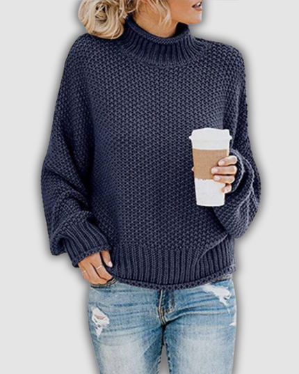 Marlis - Pullover mit Stehkragen