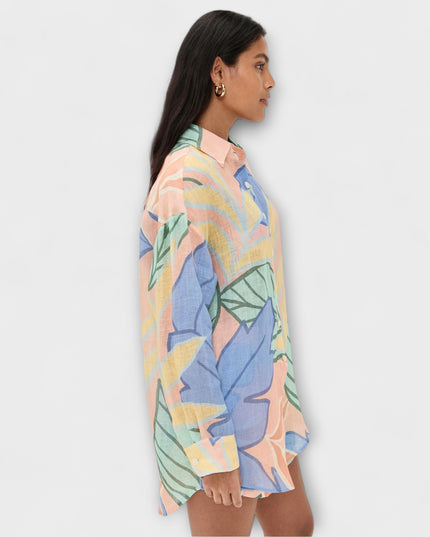 Mary - Tropisches Blattdruck Kurzset von Playa Boyfriend