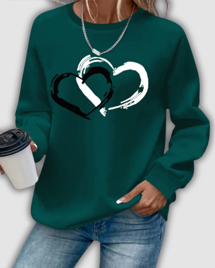 Wibke - Eleganter Herz Pullover