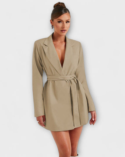 Brigitte - Blazerkleid mit V-Ausschnitt