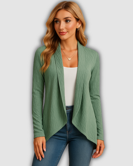 Oceana - Lange Damenstrickjacke