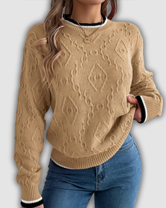 Benedikta - Rundhals Pullover