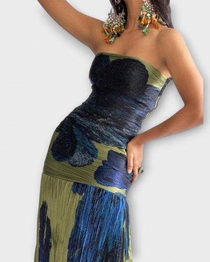 Ute - Strapless Midi Kleid