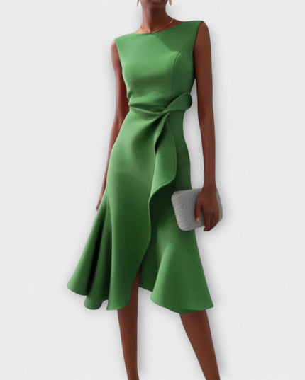 Sarah – Draped Asym Midi