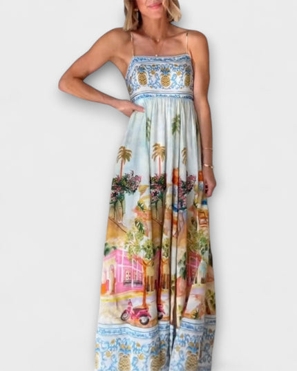 Julia - Aracati Multicolor Maxikleid