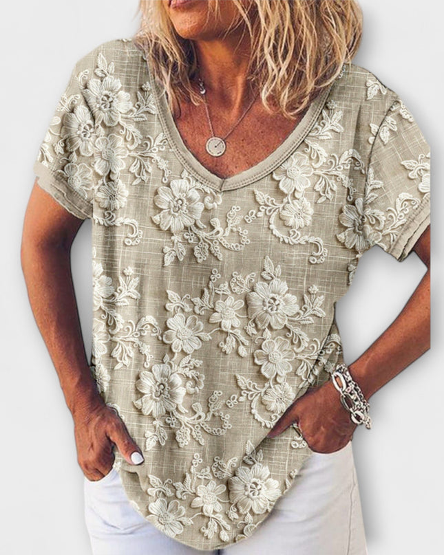 Mia - Bluse mit Blumenmuster