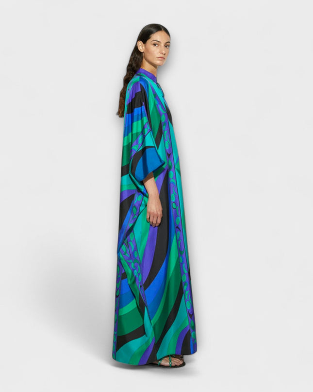 Isabella - Lebendiger Psychedelischer Kaftan