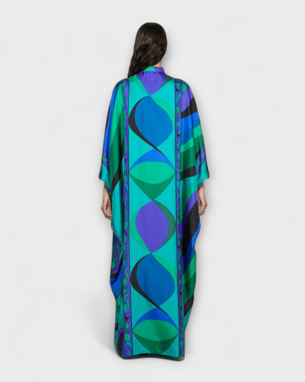 Isabella - Lebendiger Psychedelischer Kaftan