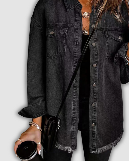 Olivia - Zeitlose Jeansjacke im klassischen Stil