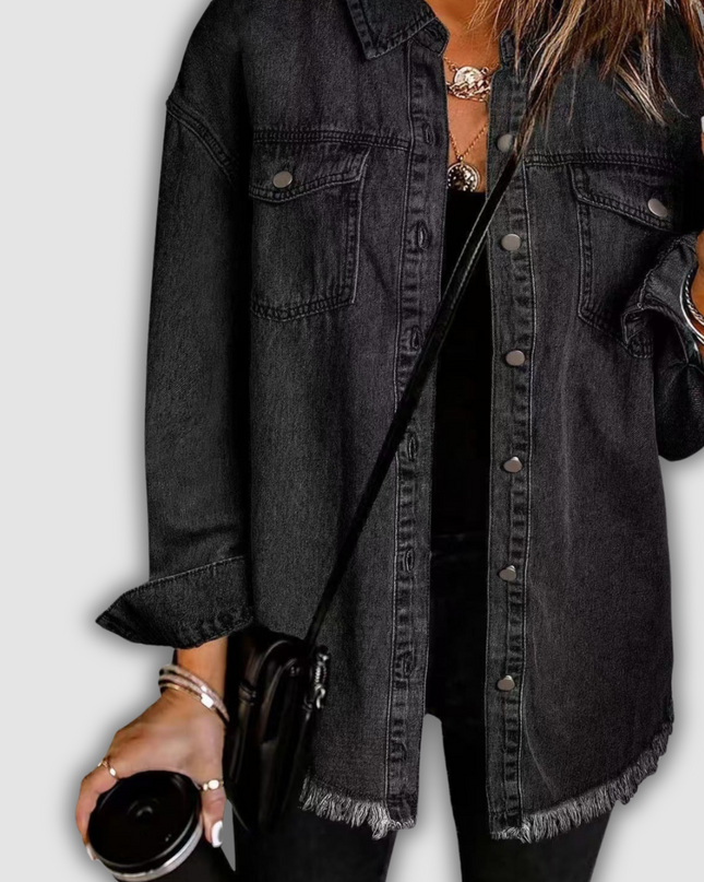 Olivia - Zeitlose Jeansjacke im klassischen Stil