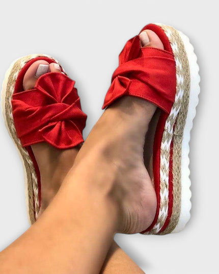 Franka - Orthopädische Sandalen mit Fliege