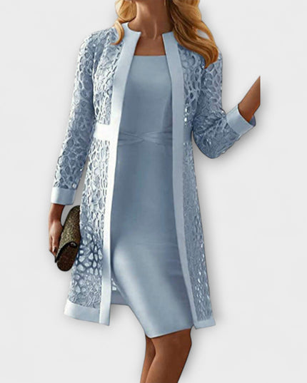 Luzia - Elegantes Zweiteiliges Spitzenkleid
