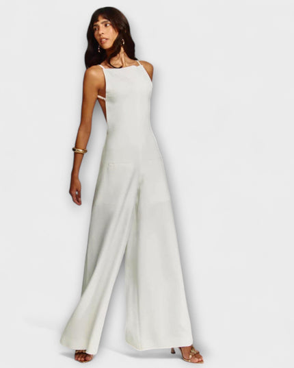 Angelika - Strahlender Halter-Jumpsuit