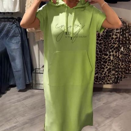 Lilliana - Freizeitkleid mit Kapuze und femininer Passform