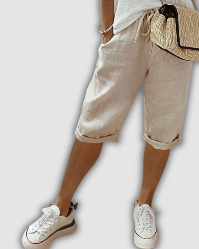 Brunharda - Hose mit Kordelzug und Seitentaschen