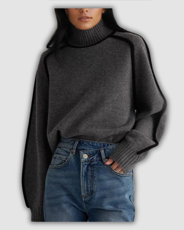 Roselinde - Weicher Kaschmir-Rollkragenpullover