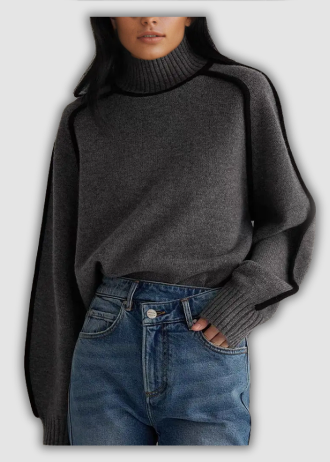 Roselinde - Weicher Kaschmir-Rollkragenpullover