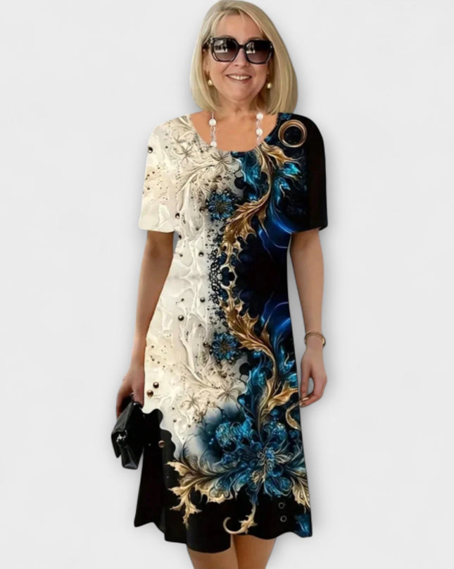 Sabine - Sommerblumenbrise Kleid