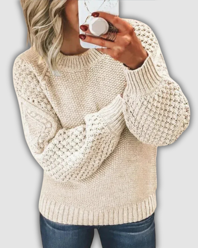 Herta - Kuscheliger Strickpullover