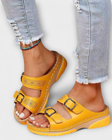 Orthopädische Leder-Sandalen
