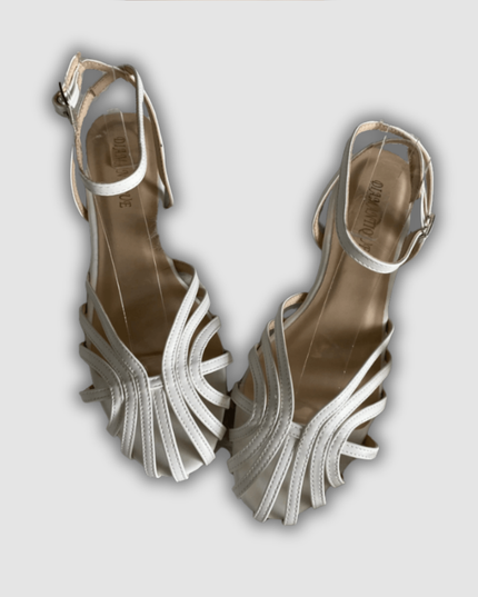 Dorothea - Flecht-Ballerinas mit elegantem Stil