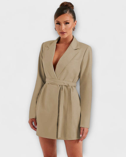 Brigitte - Blazerkleid mit V-Ausschnitt