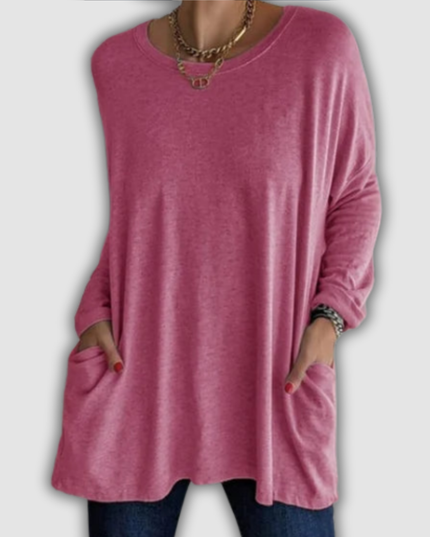 Zenobia - Locker sitzendes Langarmshirt