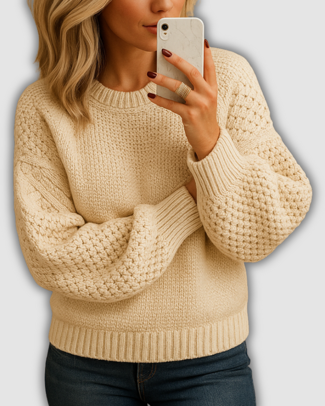 Fionnuala - Eleganter warmer Pullover mit bequemer Passform für Damen
