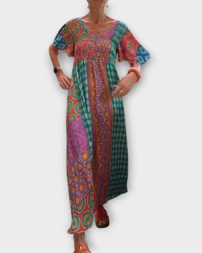Ilse - Lebhaftes Boho-Kleid