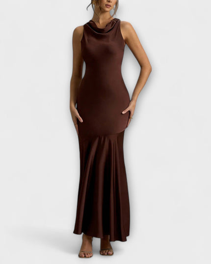 Therese - Elegantes Maxikleid aus Satin