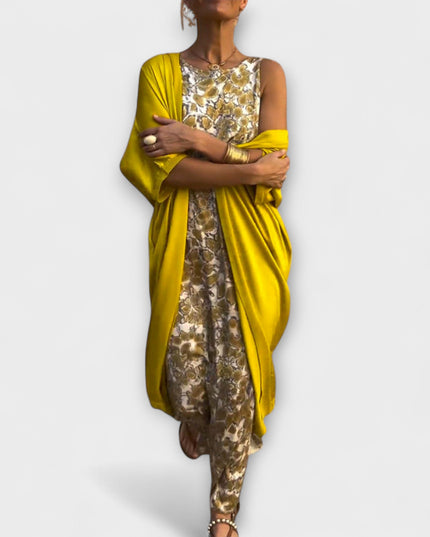Annabell - Schickes Kleid mit Passendem Cardigan