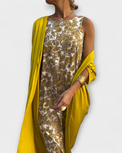 Annabell - Schickes Kleid mit Passendem Cardigan