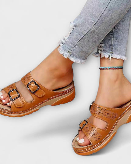 Orthopädische Leder-Sandalen