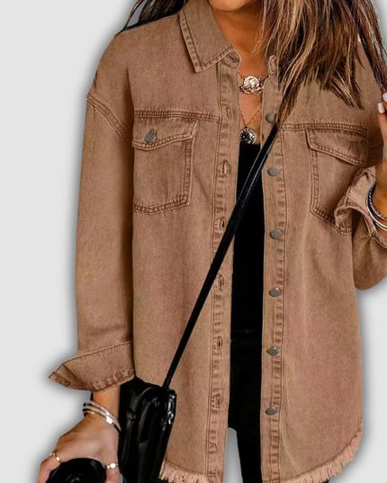 Olivia - Zeitlose Jeansjacke im klassischen Stil