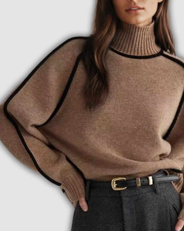 Roselinde - Weicher Kaschmir-Rollkragenpullover