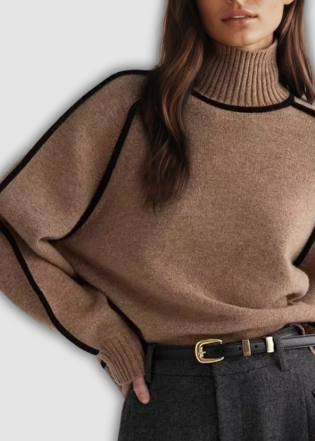 Roselinde - Weicher Kaschmir-Rollkragenpullover
